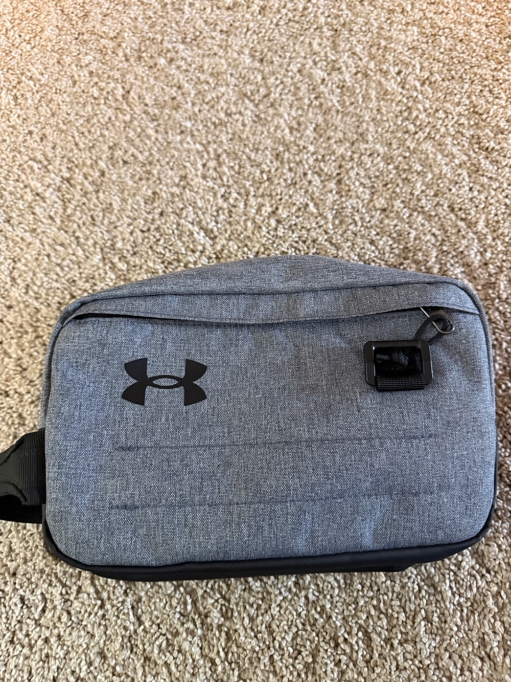 Under Armour Gray Men’s Sling Belt Bag with Black Logo